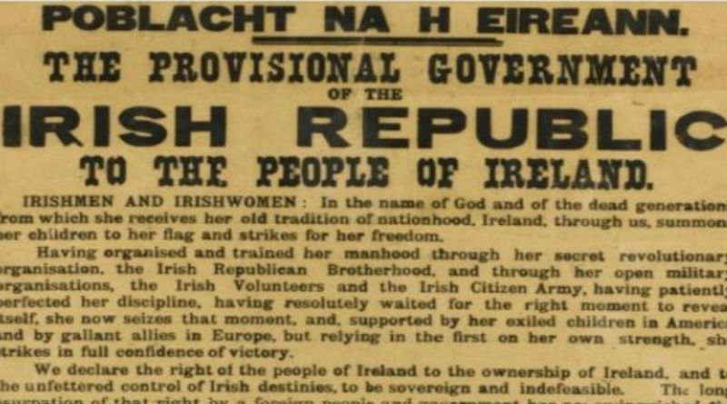 An image representing The Proclamation of the Irish Republic