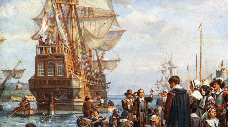 An image representing 400 years since the Mayflower set sail